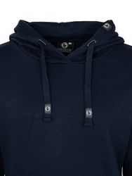 Schietwetter Kapuzenpullover Malte Dunkelblau/Blau