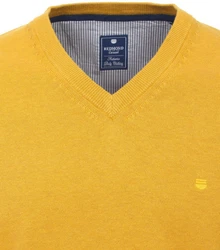 Redmond V-Ausschnitt Pullover Gelb