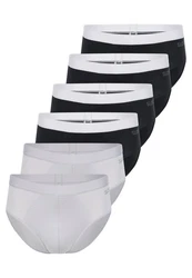 sloggi Slip men GO ABC 2.0 (Spar-Set, 6-St) Weiß/Schwarz