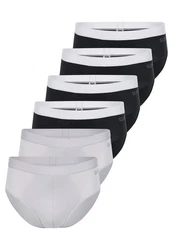 sloggi Slip men GO ABC 2.0 (Spar-Set, 6-St) Weiß/Schwarz