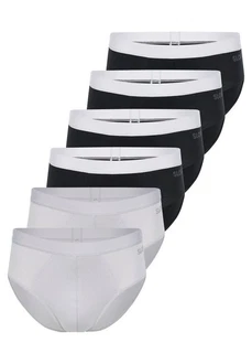 sloggi Slip men GO ABC 2.0 (Spar-Set, 6-St) Weiß/Schwarz