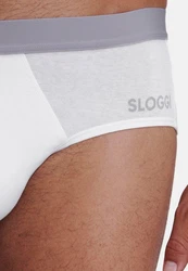 sloggi Slip men GO ABC 2.0 Spar-Set Weiß/Grau