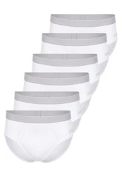 sloggi Slip men GO ABC 2.0 (Spar-Set, 6-St) Weiß/Grau