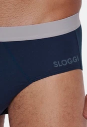 sloggi Slip men GO ABC 2.0 Spar-Set Dunkelblau/Blau