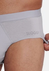sloggi Slip men GO ABC 2.0 Spar-Set Weiß/Grau/Creme