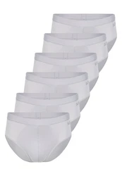sloggi Slip men GO ABC 2.0 (Spar-Set, 6-St) Weiß/Grau/Creme