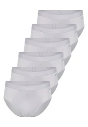 Slip 6er Pack men GO ABC 2.0 (Spar-Set, 6-St) Slip / Unterhose - Baumwolle - Ohne Eingriff - Atmungsaktiv