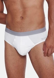 sloggi Slip men GO ABC 2.0 (Spar-Set, 6-St) Weiß/Grau