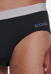 sloggi Slip men GO ABC 2.0 (Spar-Set, 6-St) Weiß/Schwarz