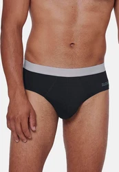 sloggi Slip men GO ABC 2.0 (Spar-Set, 6-St) Weiß/Schwarz