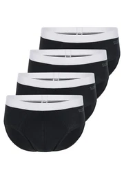 Slip 4er Pack men GO ABC 2.0 (Spar-Set, 4-St) Slip / Unterhose - Baumwolle - Ohne Eingriff - Atmungsaktiv