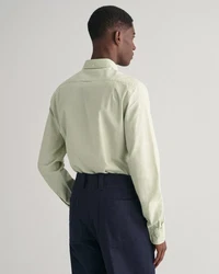 GANT Hemd Langarmhemd Khaki/Hellgrün/Grün