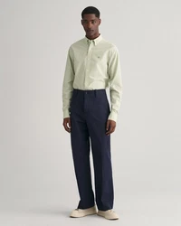 GANT Hemd Langarmhemd Khaki/Hellgrün/Grün