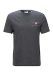 GANT T-Shirt REG ARCHIVE SHIELD EMB Dunkelgrau/Grau/Hellgrau/Schwarz