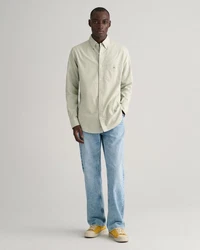 Gant Businesshemd REG OXFORD SHIRT Regular Fit Khaki/Beige/Hellgrün