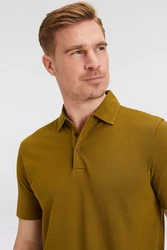 OLYMP Poloshirt Casual Khaki/Dunkelgrün/Braun/Gelb