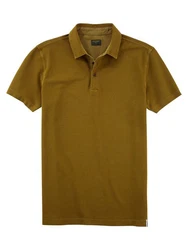 OLYMP Poloshirt Casual Khaki/Dunkelgrün/Braun/Gelb