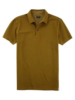 OLYMP Poloshirt Casual Khaki/Dunkelgrün/Braun/Gelb