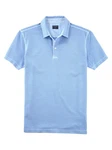 OLYMP Poloshirt Casual Hellblau/Blau/Türkis