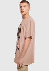 Merchcode T-Shirt Herren Rosa/Hellblau