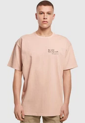 Merchcode T-Shirt Happines Heavy Oversize Tee Rosa/Orange