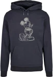 ABSOLUTE CULT Kapuzensweatshirt Herren Mickey Mouse - Sketch Kick Dunkelblau/Blau/Dunkelgrau