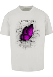 Merchcode T-Shirt Butterflies Heavy Oversized Tee 