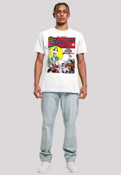 F4NT4STIC Kurzarmshirt Herren Weiß/Grau/Creme