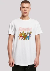 F4NT4STIC Kurzarmshirt Scooby Doo Classic Group Rosa/Rot/Braun/Weiß