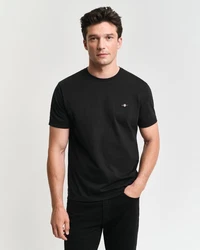 Gant T-Shirt SHIELD Regular Fit Schwarz