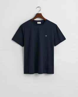 Gant T-Shirt SHIELD Regular Fit Dunkelblau/Lila/Blau/Hellblau