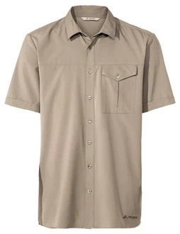 VAUDE Funktionshemd Men's Rosemoor Shirt II Khaki/Beige/Braun/Grau
