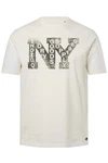 JP1880 T-Shirt Raglan-Halbarm Brust-Print Rundhals Dunkelblau/Khaki/Beige/Weiß/Grau