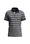 FYNCH-HATTON Poloshirt Polo 2-Tone fine stripe Dunkelblau/Grau/Dunkelgrau/Hellgrau/Blau