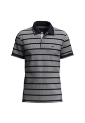 FYNCH-HATTON Poloshirt Polo 2-Tone fine stripe Dunkelblau/Grau/Dunkelgrau/Hellgrau/Blau