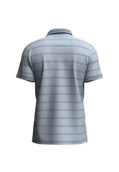 FYNCH-HATTON Poloshirt Polo 2-Tone fine stripe Hellblau/Grau/Blau
