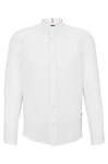BOSS Langarmhemd T-Shirt RACE_1 (1-tlg) Weiß (10247386 01)
