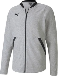 PUMA Funktionsjacke teamFINAL 21 Casuals Jacke hellgrau