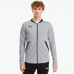 PUMA Funktionsjacke teamFINAL 21 Casuals Jacke hellgrau