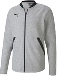 PUMA Funktionsjacke teamFINAL 21 Casuals Jacke hellgrau