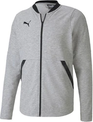 PUMA Funktionsjacke teamFINAL 21 Casuals Jacke hellgrau