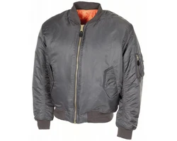 MFH US Pilotenjacke MA1 grau