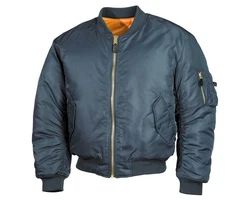MFH US Pilotenjacke MA1 alphablau