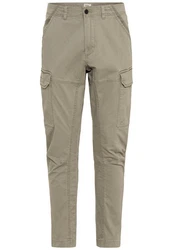 camel active Cargohose Casual Cargo Hose Khaki/Dunkelgrün