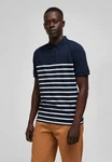 HECHTER PARIS Poloshirt mit HECHTER-Logo Dunkelblau/Blau
