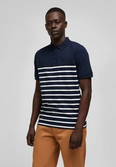 HECHTER PARIS Poloshirt mit HECHTER-Logo Dunkelblau/Blau HECHTER PARIS Poloshirt mit HECHTER-Logo Dunkelblau/Blau