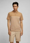 HECHTER PARIS Poloshirt mit HECHTER-Logo Braun/Beige