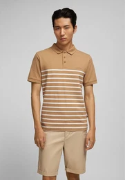 Poloshirt mit tonigem HECHTER-Logo