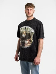 Karl Kani T-Shirt Small Signature Washed Eagle Tee Khaki/Dunkelgrün/Dunkelgrau/Grau/Blau