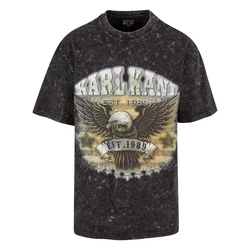 Karl Kani T-Shirt Small Signature Washed Eagle Tee Khaki/Dunkelgrün/Dunkelgrau/Grau/Blau